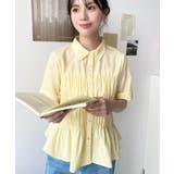 TCブロードシャーリングビスチェデザインブラウス | moment+ | 詳細画像27 