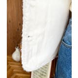 フェイクリングウール金ボタンノーカラーベスト | moment+ | 詳細画像13