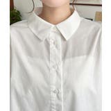 無地&マルチストライプフリルビスチェセット半袖シャツブラウス | moment+ | 詳細画像12