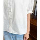 無地&マルチストライプフリルビスチェセット半袖シャツブラウス | moment+ | 詳細画像13