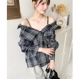 マルチウェイ長袖ルーズチェックシャツ | moment+ | 詳細画像32 