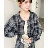 マルチウェイ長袖ルーズチェックシャツ | moment+ | 詳細画像36 