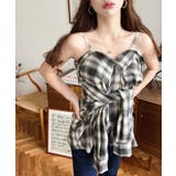 マルチウェイ長袖ルーズチェックシャツ | moment+ | 詳細画像5 