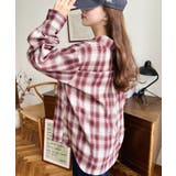 マルチウェイ長袖ルーズチェックシャツ | moment+ | 詳細画像55 