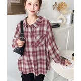 マルチウェイ長袖ルーズチェックシャツ | moment+ | 詳細画像56 