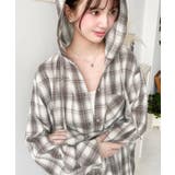 フード付き長袖チェックシャツ | moment+ | 詳細画像23 