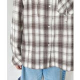 フード付き長袖チェックシャツ | moment+ | 詳細画像29 