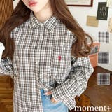 U.S.POLO ASSNワンポイント刺繍チェックシャツ | moment+ | 詳細画像1 