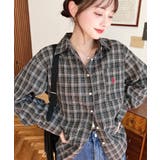 ブラック | U.S.POLO ASSNワンポイント刺繍チェックシャツ | moment+