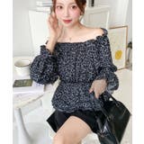 オフショルティアードレオパードプルオーバー | moment+ | 詳細画像3 