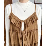 ダブルリボンフリルティアードキャミソール | moment+ | 詳細画像15 