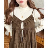 ダブルリボンフリルティアードキャミソール | moment+ | 詳細画像7 