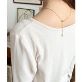 フロントリボンカーディガン+ドットフリルキャミアンサンブル | moment+ | 詳細画像10 