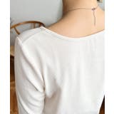 フロントギャザーショートカーディガン | moment+ | 詳細画像10 