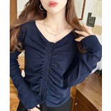 フロントギャザーショートカーディガン | moment+ | 詳細画像26 