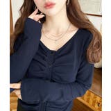 フロントギャザーショートカーディガン | moment+ | 詳細画像27 