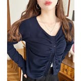 フロントギャザーショートカーディガン | moment+ | 詳細画像28 