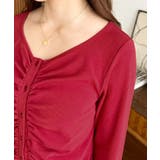 フロントギャザーショートカーディガン | moment+ | 詳細画像36 