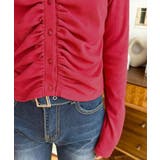 フロントギャザーショートカーディガン | moment+ | 詳細画像37 