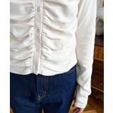 フロントギャザーショートカーディガン | moment+ | 詳細画像9 