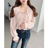 フロントシャーリングキャミ＋フリルリボンボレロセット シアースモッキングライク | moment+ | 詳細画像22 