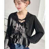 フロントシャーリングキャミ＋フリルリボンボレロセット シアースモッキングライク | moment+ | 詳細画像27 