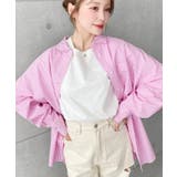 先染めストライプ＆ギンガムチェック&マルチストライプビッグシルエット長袖シャツ | moment+ | 詳細画像23 