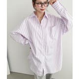 先染めストライプ＆ギンガムチェック&マルチストライプビッグシルエット長袖シャツ | moment+ | 詳細画像57 