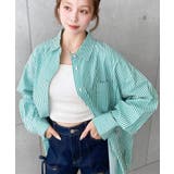 先染めストライプ＆ギンガムチェック&マルチストライプビッグシルエット長袖シャツ | moment+ | 詳細画像8 