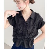 シャーリングスキッパーシャツ | moment+ | 詳細画像11