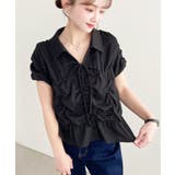 シャーリングスキッパーシャツ | moment+ | 詳細画像12