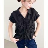 シャーリングスキッパーシャツ | moment+ | 詳細画像14