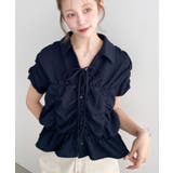 シャーリングスキッパーシャツ | moment+ | 詳細画像22