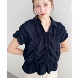 シャーリングスキッパーシャツ | moment+ | 詳細画像23