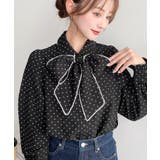 ＼リボン取り外し可◎／袖フリル取り外しピコレースタイリボン長袖ブラウス | moment+ | 詳細画像21 
