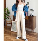 ヘビーツイル&デニムダメージストレートパンツ | moment+ | 詳細画像19 