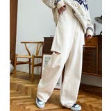 ヘビーツイル&デニムダメージストレートパンツ | moment+ | 詳細画像3 