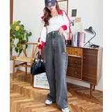 ヘビーツイル&デニムダメージストレートパンツ | moment+ | 詳細画像65 