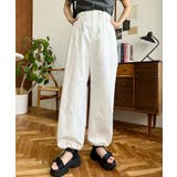 すそドロストワークパンツ | moment+ | 詳細画像1