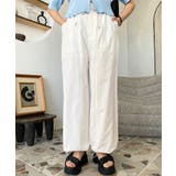 すそドロストワークパンツ | moment+ | 詳細画像9