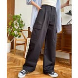 moment+（モーメントプラス） | タック入りセミワイドカーゴパンツ