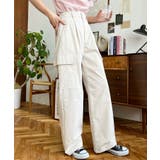 タック入りセミワイドカーゴパンツ | moment+ | 詳細画像15 