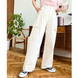 タック入りセミワイドカーゴパンツ | moment+ | 詳細画像16 