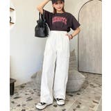 タック入りセミワイドカーゴパンツ | moment+ | 詳細画像28 