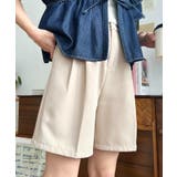 センタープレスツータックショートパンツ | moment+ | 詳細画像16