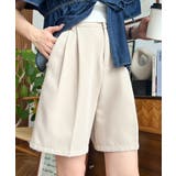 センタープレスツータックショートパンツ | moment+ | 詳細画像19
