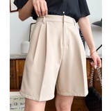 センタープレスツータックショートパンツ | moment+ | 詳細画像26