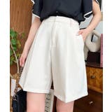 センタープレスツータックショートパンツ | moment+ | 詳細画像7