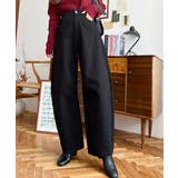 ブラック | カーブデニム | moment+