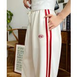 ロゴ刺繍トラックジャージパンツ | moment+ | 詳細画像17 